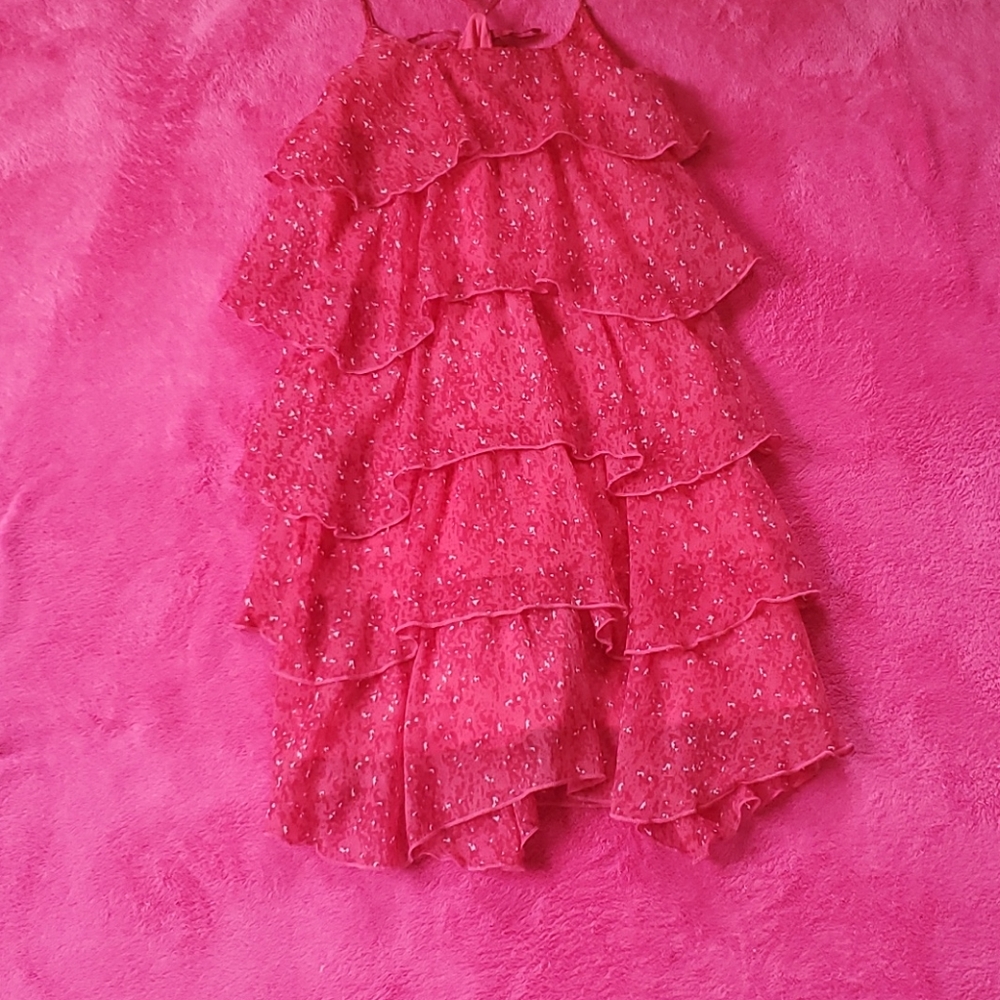Speckled pattern dress